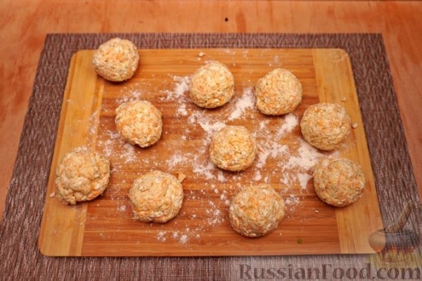 Сырники с морковью и сулугуни