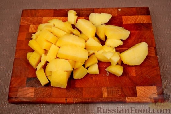 Омлет с картофелем, запечённый в духовке