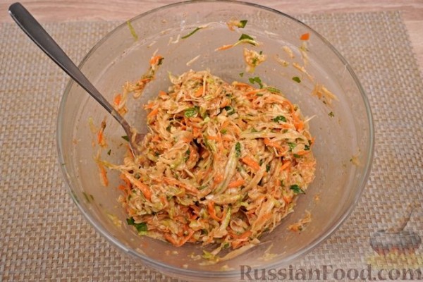 Овощные палочки из кабачков, с овсяной мукой и сыром