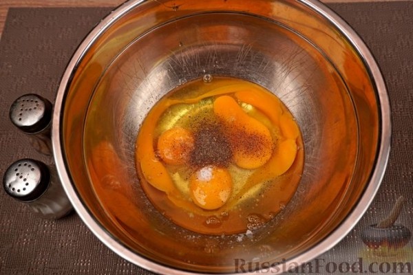 Омлет с картофелем, запечённый в духовке