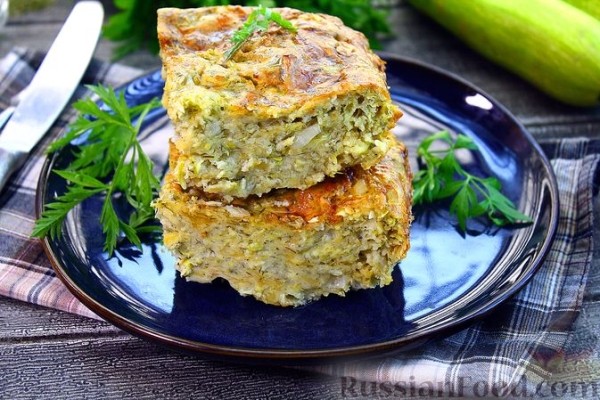 Запеканка из кабачков с сыром