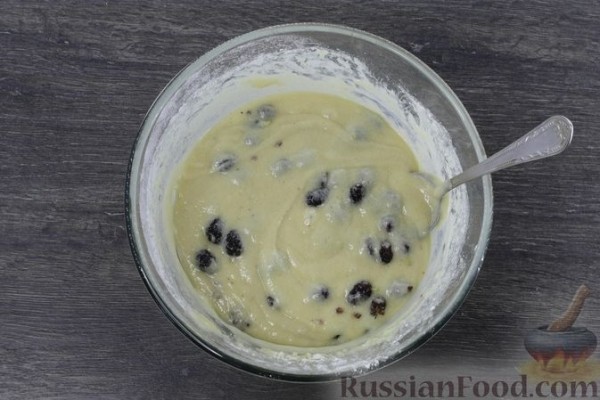 Маффины с шелковицей