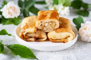 Блинчики с яблоками