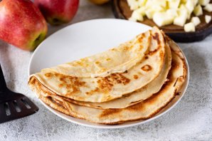 Блинчики с яблоками