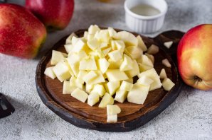 Блинчики с яблоками