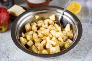 Блинчики с яблоками