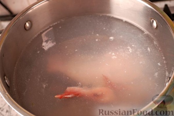 Рыбный суп (балык чорбасы) из морского окуня