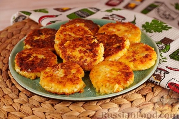 Сырники с морковью и сулугуни