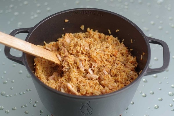 Плов с курицей