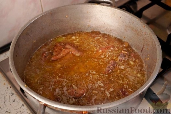 Курица с орзо (котопуло)