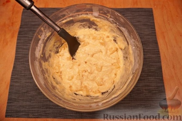 Ананасовые дрожжевые оладьи