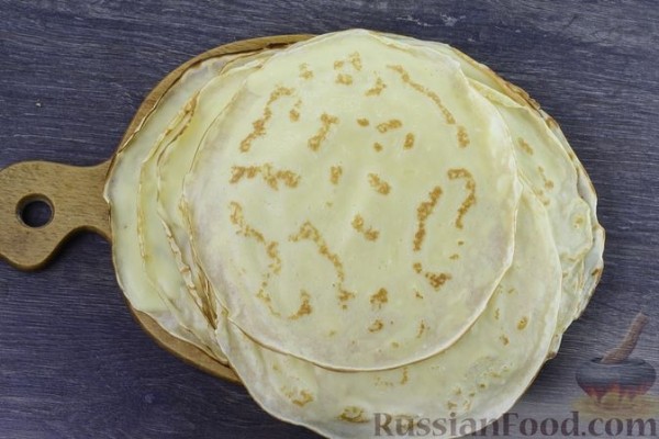 Закусочный торт «Монастырская изба» с печенью