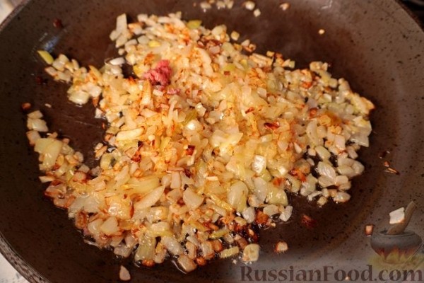 Мусака из запечённых баклажанов, с мясным фаршем