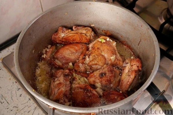 Курица с орзо (котопуло)