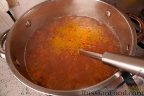 Рыбный суп (балык чорбасы) из морского окуня