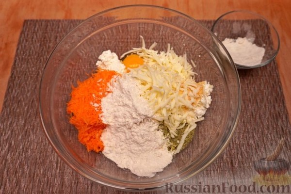 Сырники с морковью и сулугуни