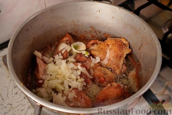 Курица с орзо (котопуло)