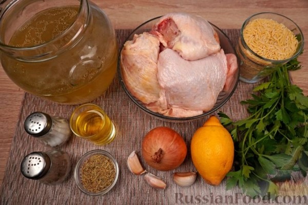 Курица с орзо (котопуло)