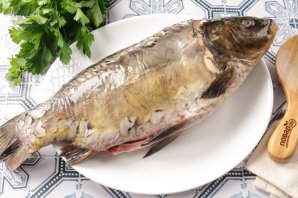 Карп на гриле