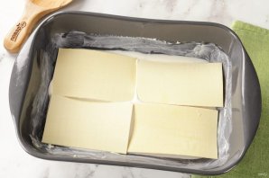 Лазанья с вином