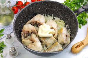 Минтай в майонезе
