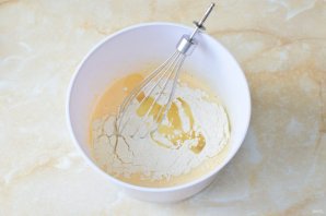 Оладьи с сыром и колбасой