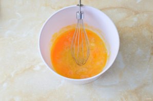 Оладьи с сыром и колбасой