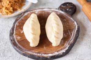 Пирожки с яблоками жареные