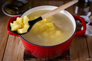 Рассольник с курицей