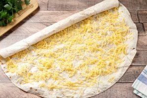 Рулет из лаваша с сыром