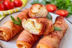 Рулеты с беконом