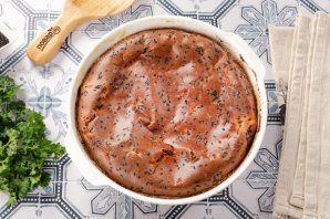 Шарлотка с капустой