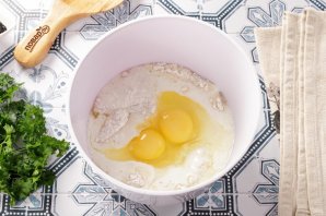 Шарлотка с капустой