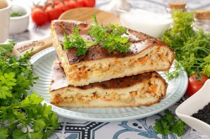 Шарлотка с капустой