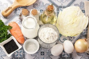 Шарлотка с капустой