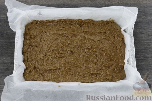 Цельнозерновой брауни с сухофруктами (без сахара)