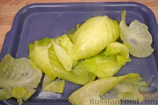 Голубцы с кукурузой и яйцами