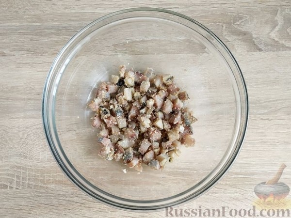 Рыбник с селёдкой, из картофельного теста
