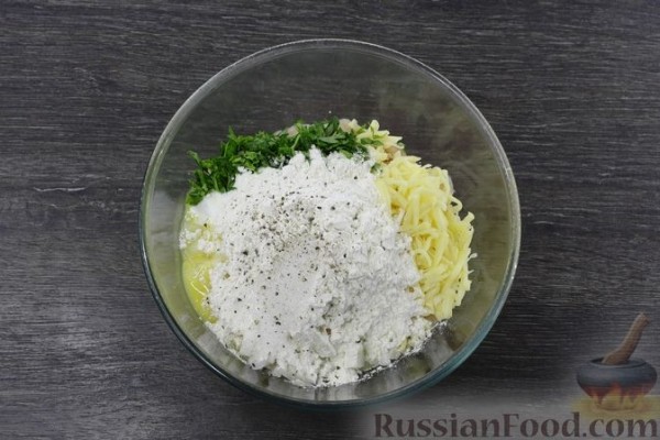 Рубленые куриные котлеты с сыром, запечённые в духовке