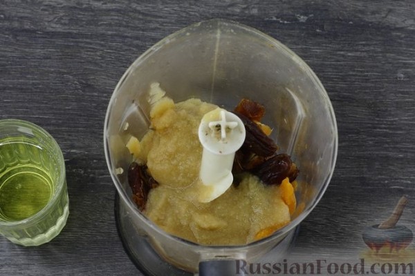 Цельнозерновой брауни с сухофруктами (без сахара)