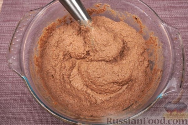 Рулет из блинного теста, с паштетом (в духовке)