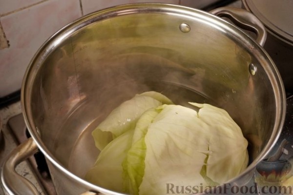 Голубцы с кукурузой и яйцами