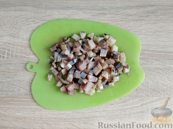Рыбник с селёдкой, из картофельного теста