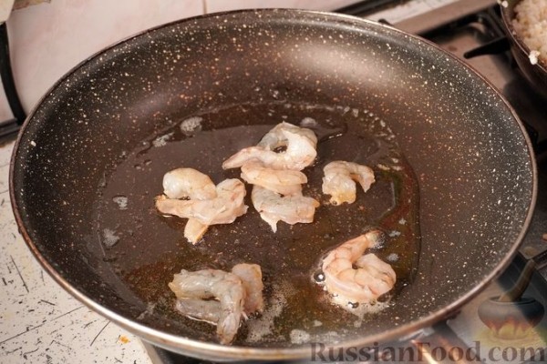 Ризотто с морепродуктами по-гречески