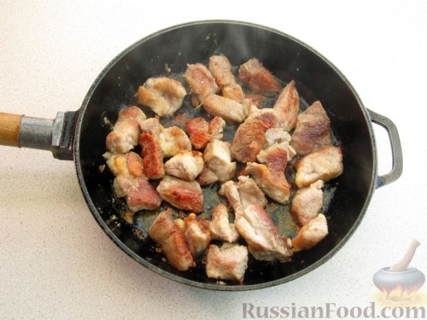 Мясо с баклажанами по-грузински