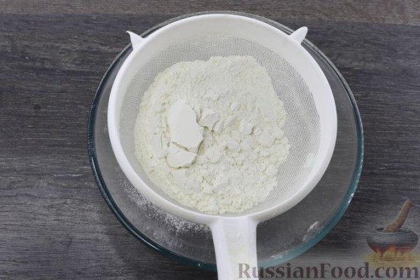 Песочный пирог с голубикой