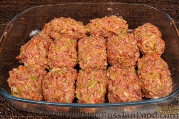 Ленивые голубцы с кабачками