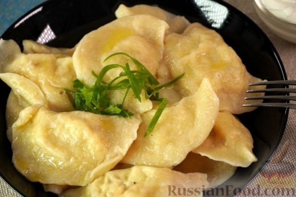 Польские пероги с картофелем и сыром