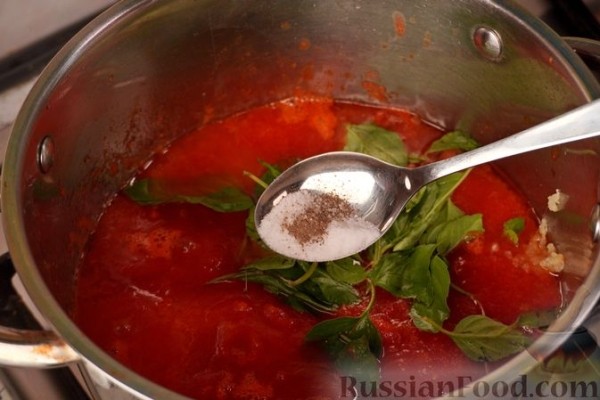 Греческий томатный суп с фетой и базиликом