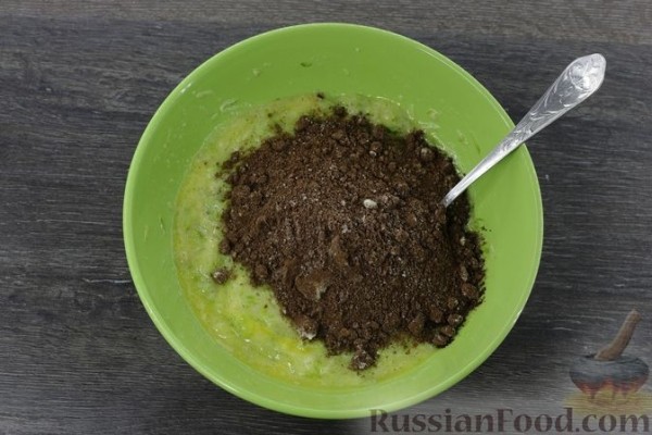 Брауни с кабачком, без муки и сахара